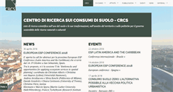 Desktop Screenshot of consumosuolo.org